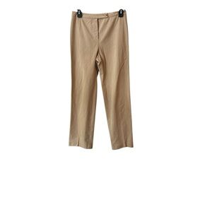 Prada Khaki Cotton Blend Tailored Pants IT 40 US 4–6 Made in Italy